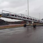 semi mobile belt conveyor