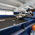 belt conveyor waste sorting