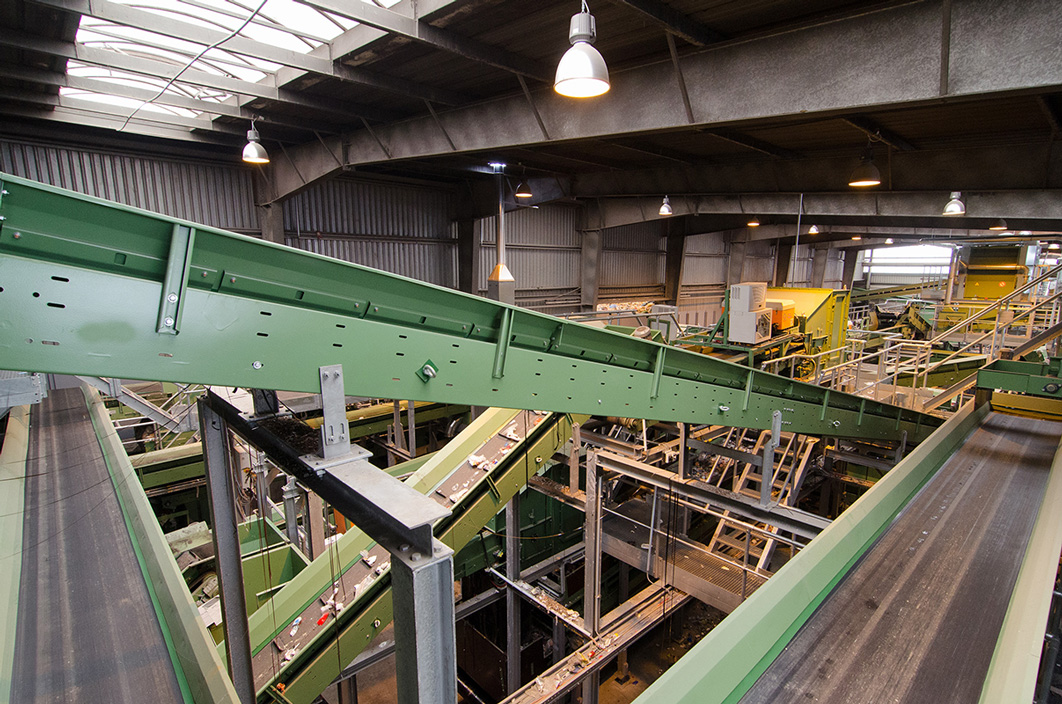 commingled waste recycling equipment