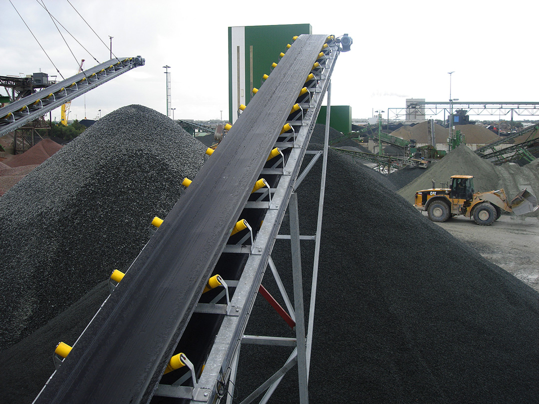 granite bulk handling conveyor
