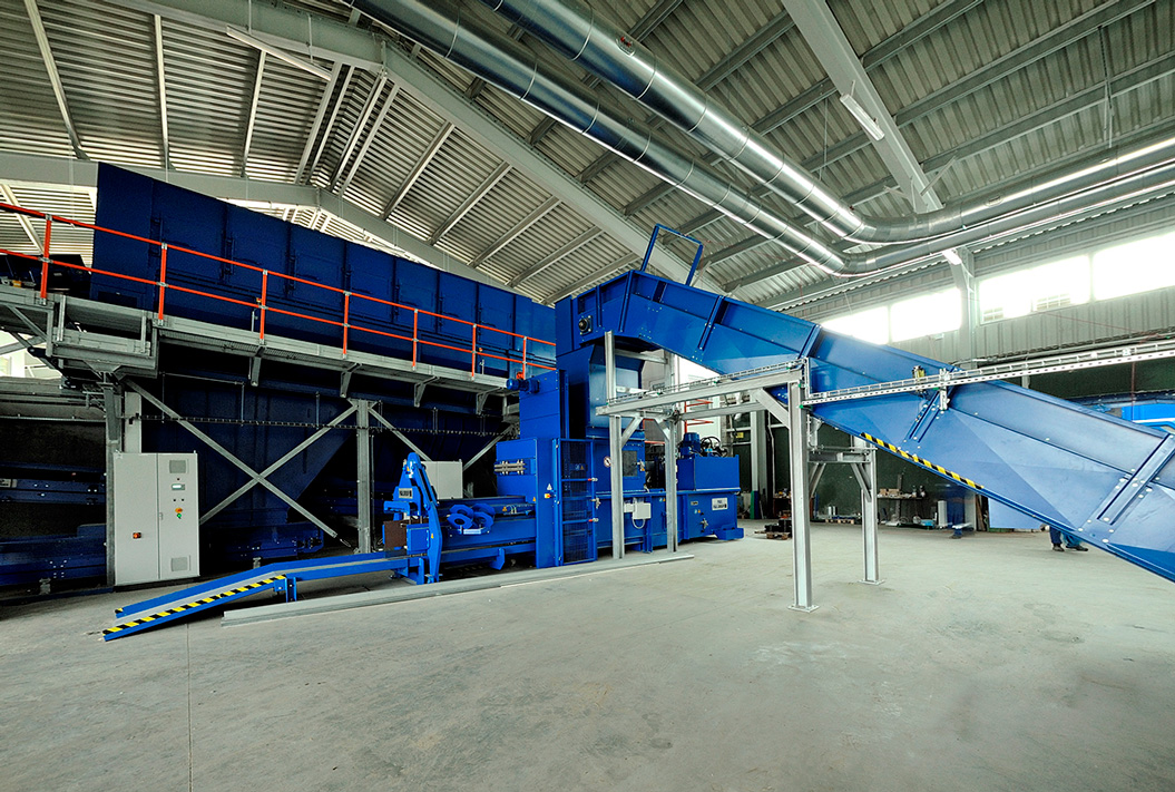 municipal solid waste recycling installation