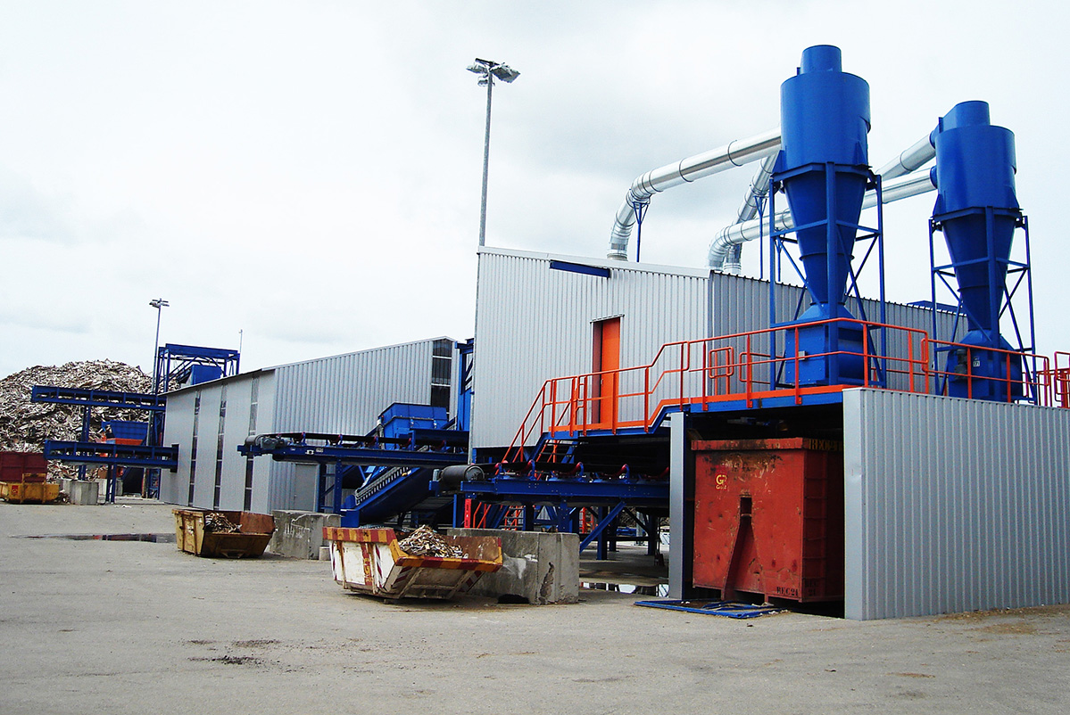 wood waste recycling plant