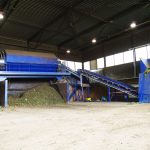 trommelzeef voor organisch afval