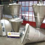 industrial mixer for bulk materials